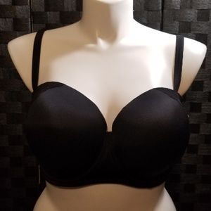 42DD NEW convertible strapless black pushup bra